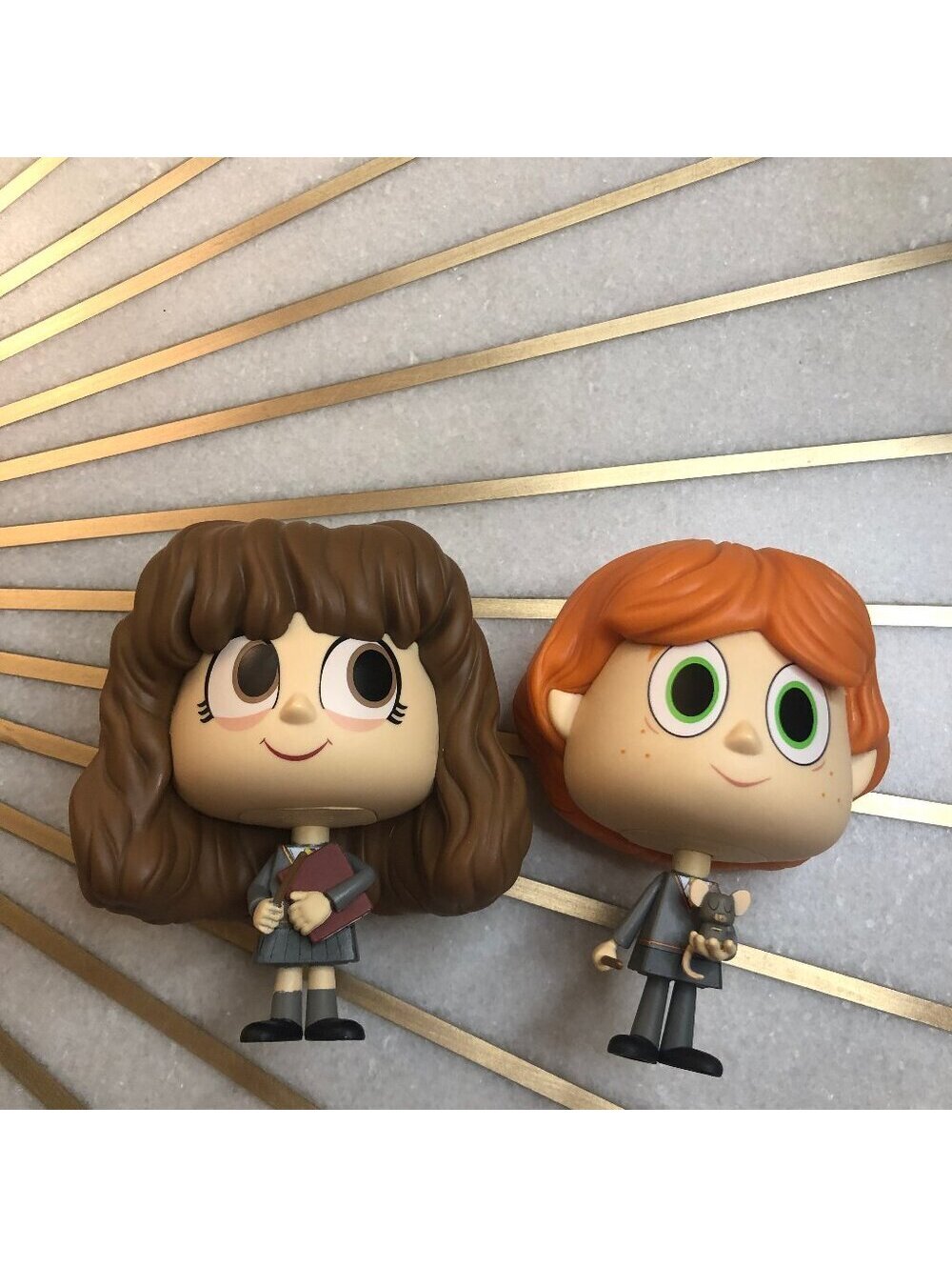 Funko Harry Potter - Hermione Granger and Ron Weasley Figures - Good Condition